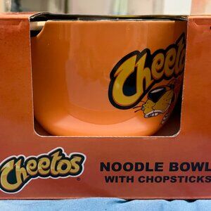 Cheetos Ramen Noodle bowl with Chopsticks NEW